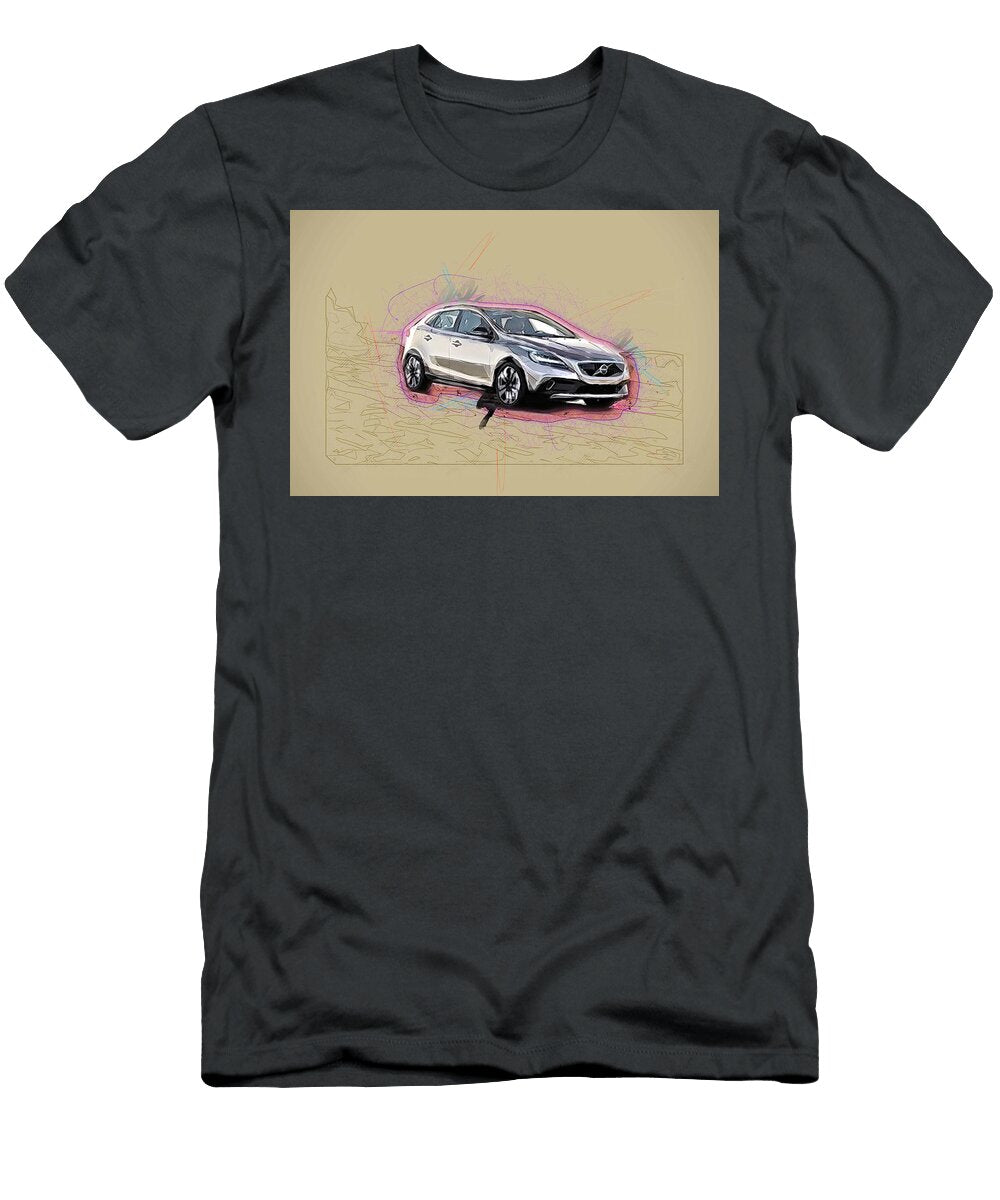 Volvo V40 Cross Country T5 Awd New Cars Hatchbacks Road Speed Swedish Ola Kunde T-Shirt
