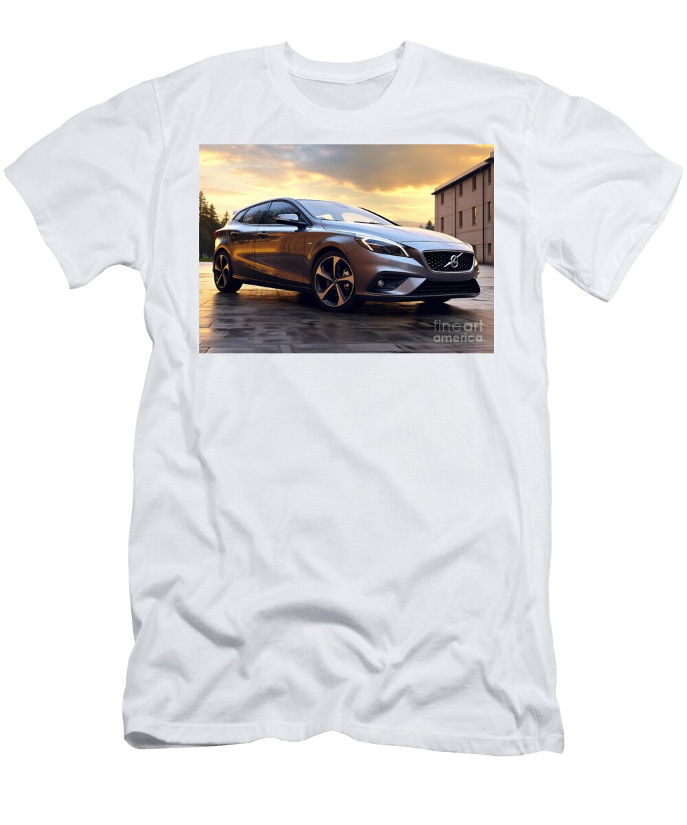 Volvo V40 R Design Sporty Hatchback with Urban Sophistication Destiney Sullivan T-Shirt