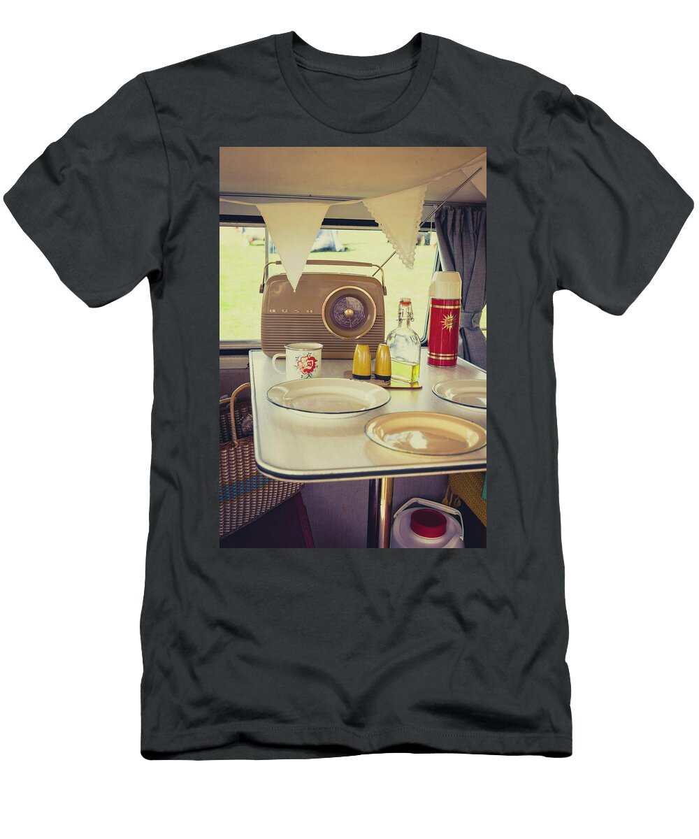 VW Camper Interior Richard Nixon T-Shirt