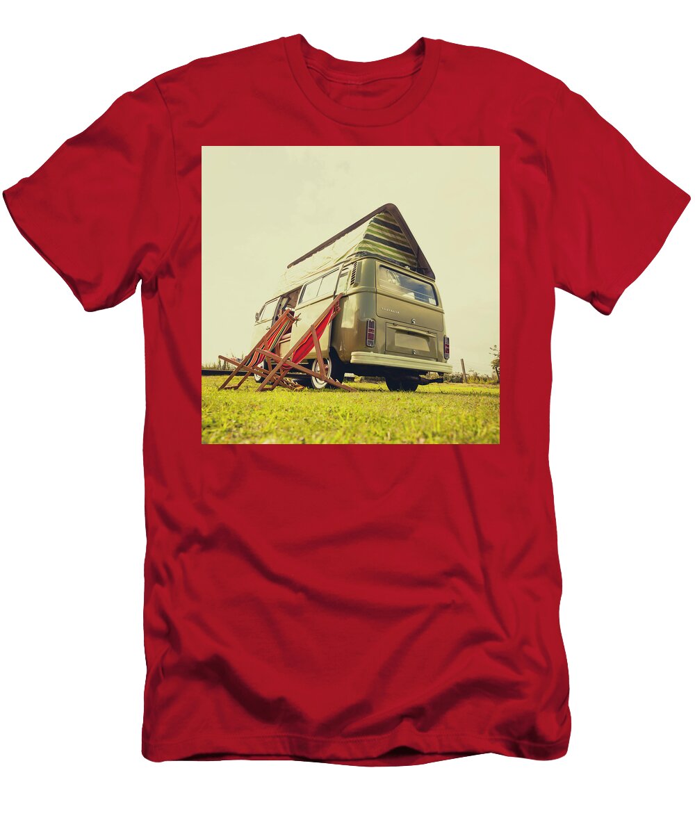 VW T2 Camper Van Richard Nixon T-Shirt