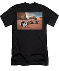 Wadi Rum Desert Camels Natasha Bishop T-Shirt
