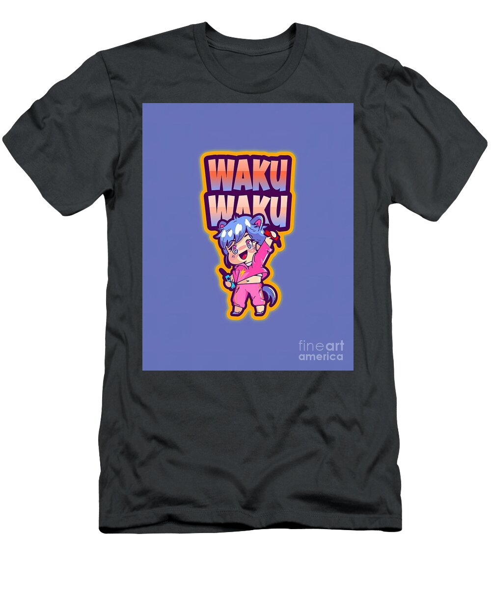 Waku Waku Gaming Design Finley Lewis T-Shirt