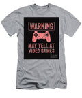 Warning May Yell At Video Games Richardson Stewart T-Shirt