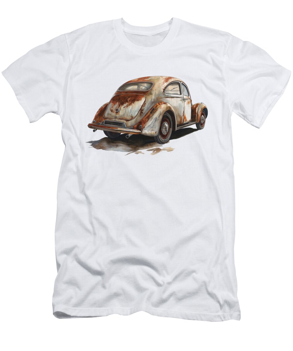 Watercolor 175 Tatra T87 Coupe Mad Paperairplanes T-Shirt