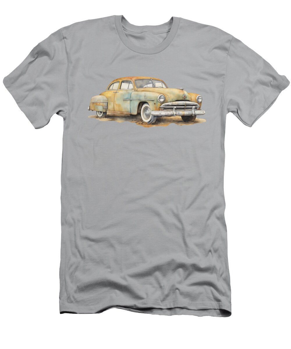 Watercolor 1952 Hudson Pacemaker Coupe Peter Lopez T-Shirt