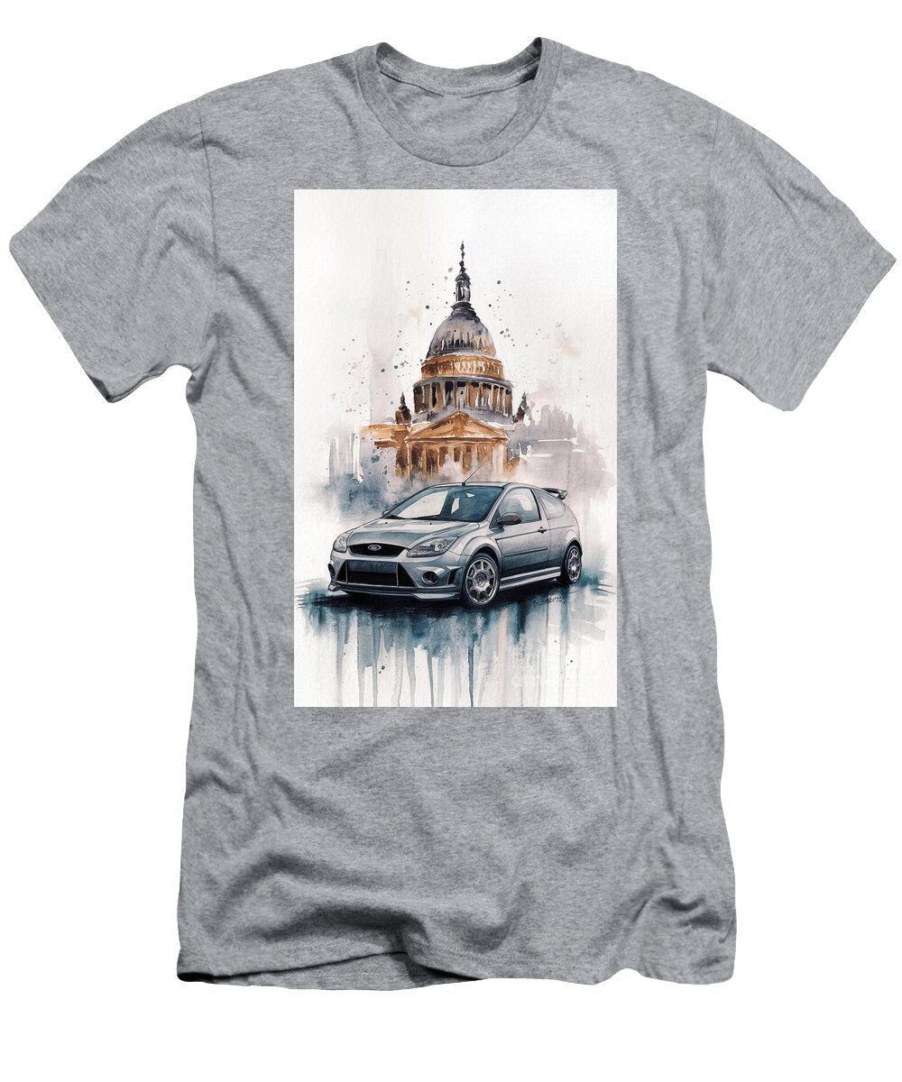 Watercolor 2010 Ford Focus Rs500 Armand Hermann T-Shirt