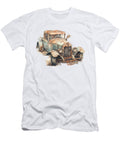 Watercolor 210 Steampunk Jalopy Coupe Mad Paperairplanes T-Shirt