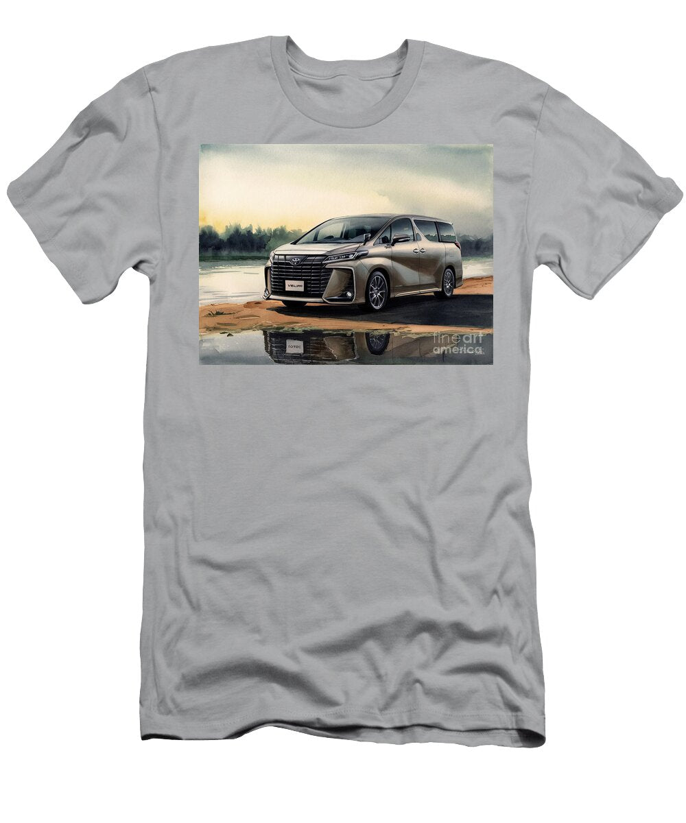 Watercolor Car Toyota Auto Cars Vellfire 2023 Luxury Donato Williamson T-Shirt