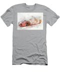 Watercolor Painting of Modern Red Sports Car Michal Bednarek T-Shirt