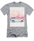 Watercolor Vehicle Illustration a Chrysler Pacifica 2022 Pinnacle White Minivan Family American Abst Henry George T-Shirt