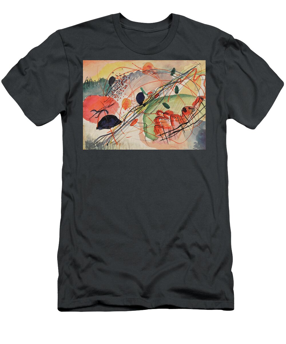 Watercolor Wassily Kandinsky T-Shirt