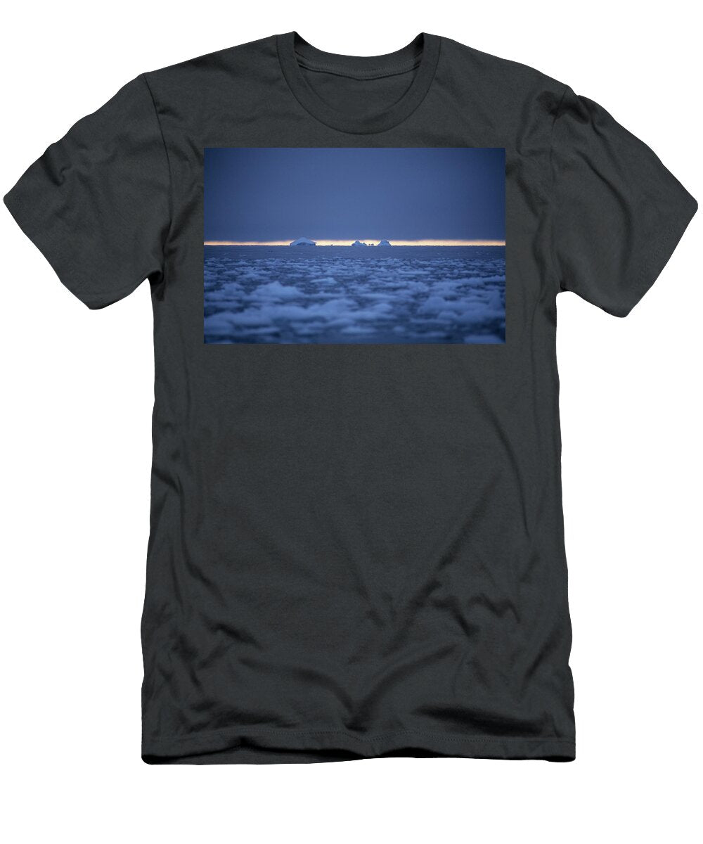 West Greenland Icebergs in Disko Bay Marc Steinmetz T-Shirt