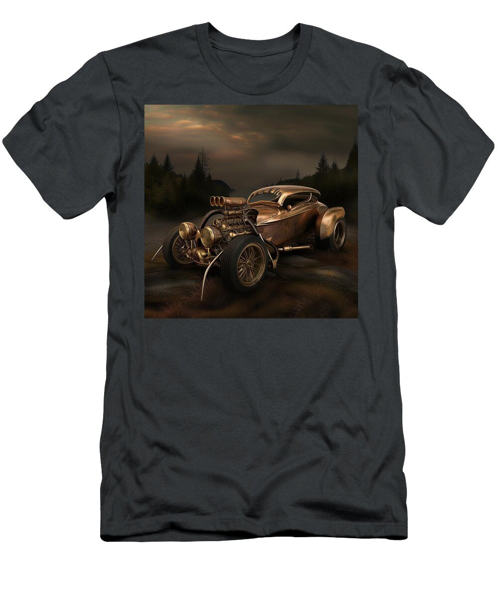 Whimsical Steampunk Roadster Hot 170 Yo Pedro T-Shirt
