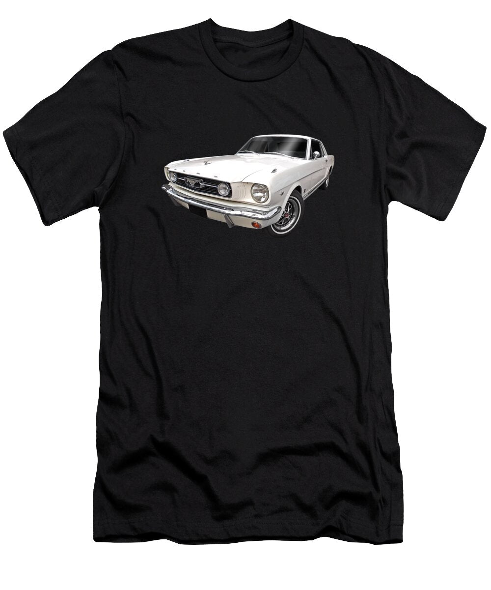 White 1966 Mustang Gill Billington T-Shirt
