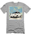 White Car Modern Design Honda Fit 2001 Japan Hatchback Jdm Car Vintage Abstract Art Grayson Sheppard T-Shirt