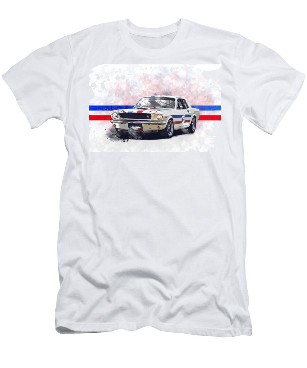 White Mustang Stuart Row T-Shirt