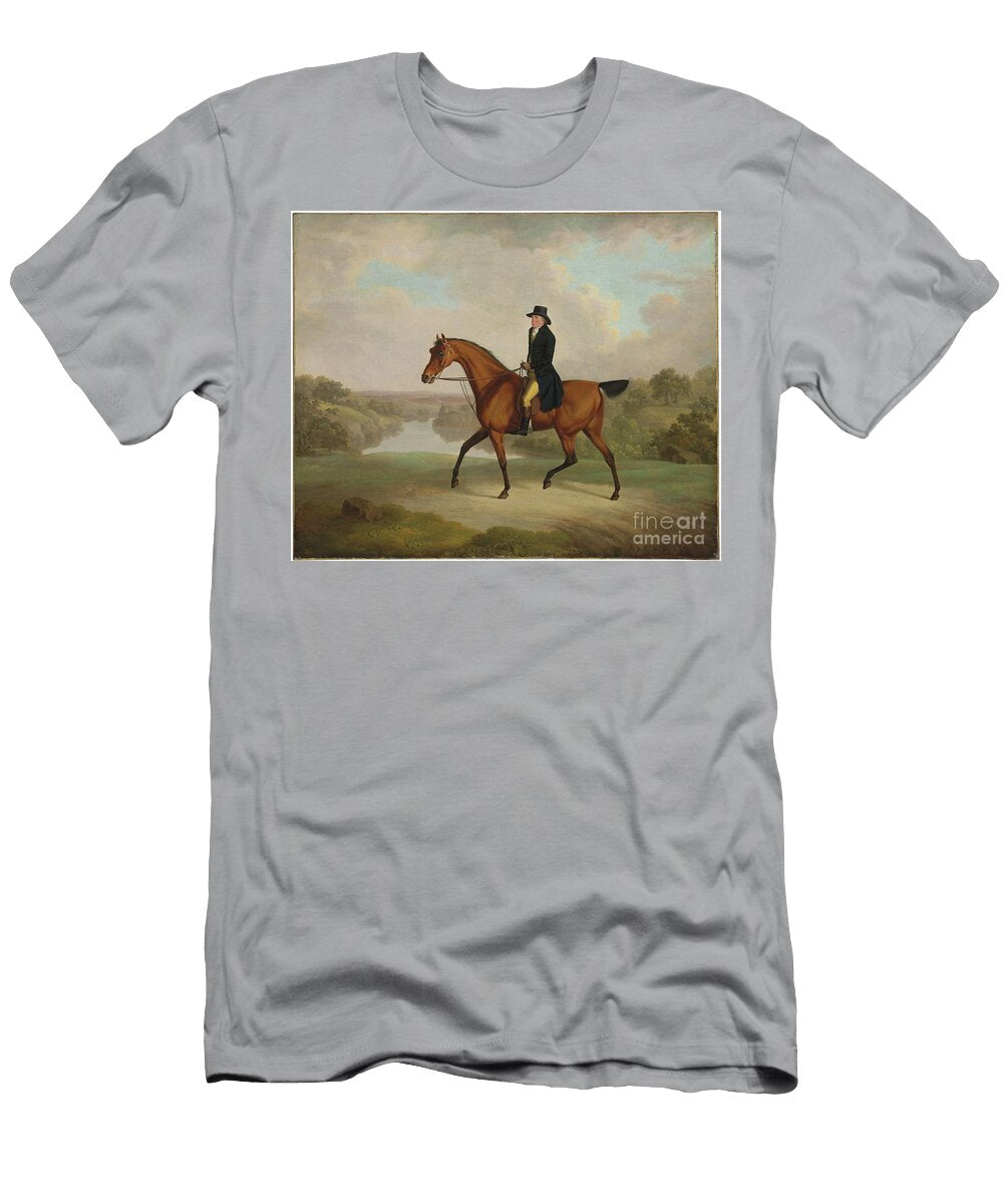 William Yates Esq of Springside on His Favourite Roadster Charles Towne T-Shirt