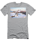 Winter Evening At Nubble Lighthouse Eric Gendron T-Shirt