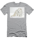 Winter Fur Coat Arctic White Fox Athena Mckinzie T-Shirt