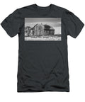 Winter Ontario Barn Bw Steve Harrington T-Shirt