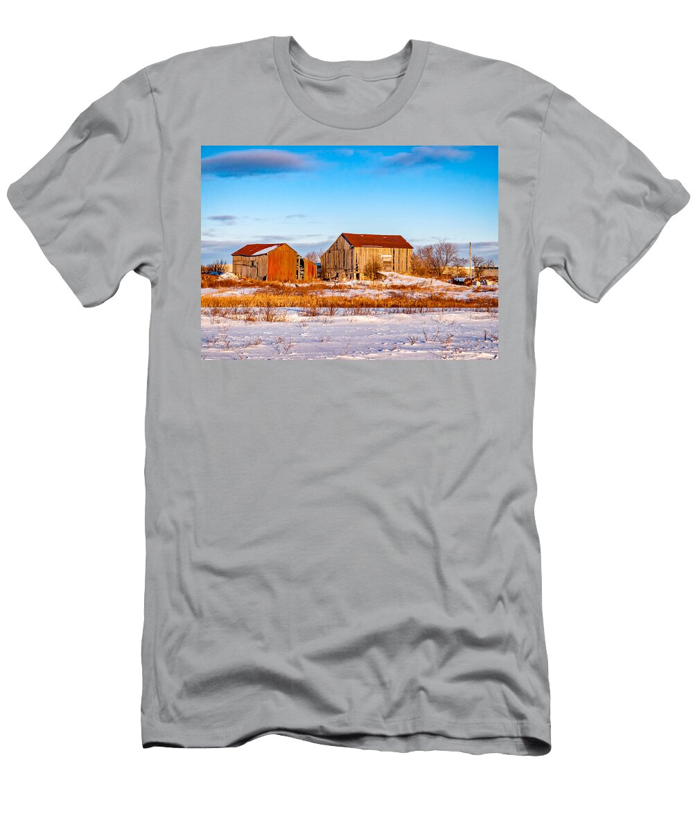 Winter Ontario Barns Steve Harrington T-Shirt
