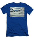 Winter Shadows Below the Athabasca Glacier Adam Jewell T-Shirt