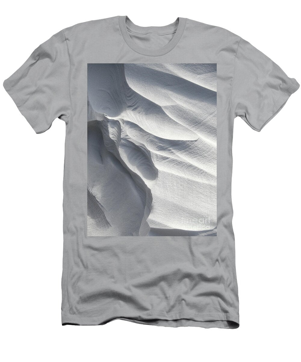 Winter Snow Drift Sculpture Phil Perkins T-Shirt