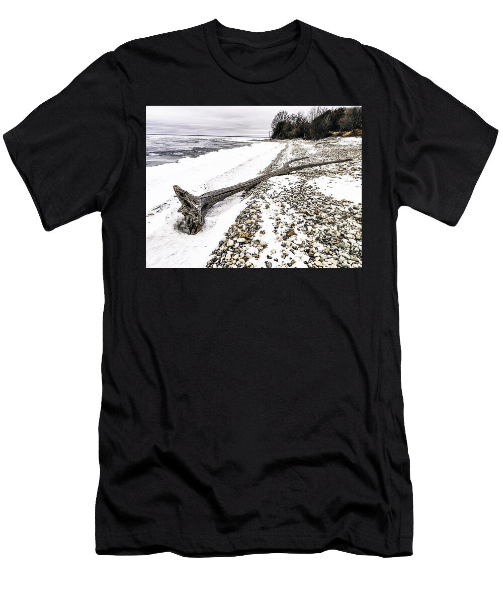 Winters Embrace At Fayette Historic State Park Michigan Ingo Klotz T-Shirt