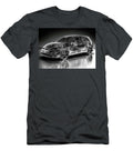 Wireframe Rendering of a Modern Hatchback Volkswagen Golf Car Lowell Harann T-Shirt