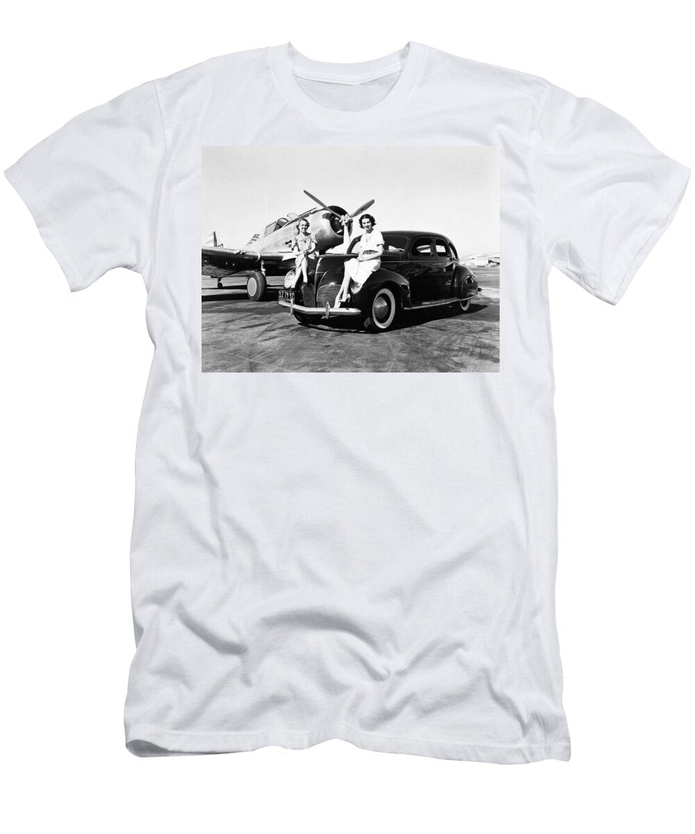 Women Lincolns and Airplanes Underwood Archives T-Shirt