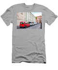 Work Vans Parked At Downtown Oslo Norway Felix Mizioznikov T-Shirt