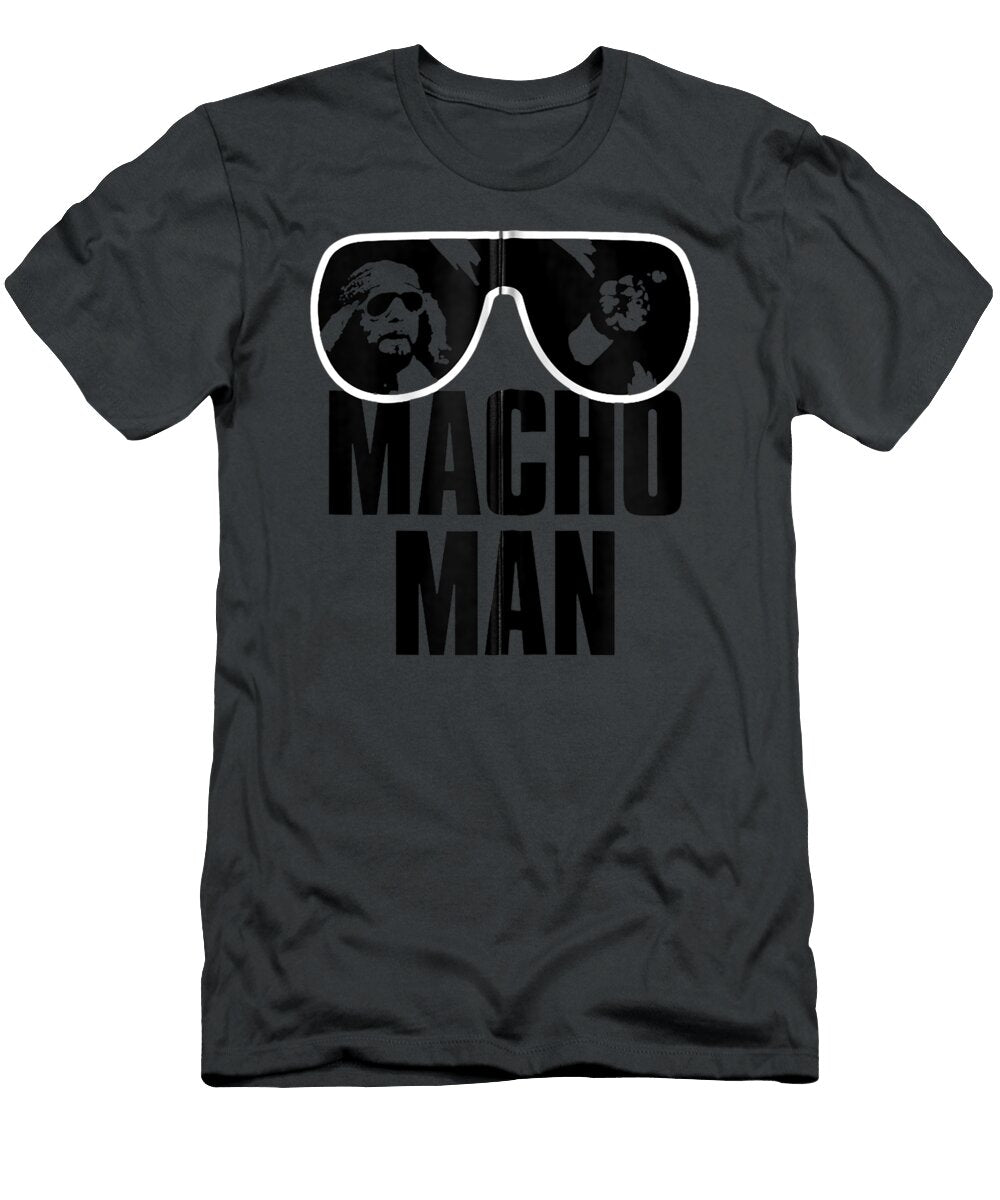 WWE Macho Man Randy Savage Sunglasses Graphic Jordan Enas T-Shirt