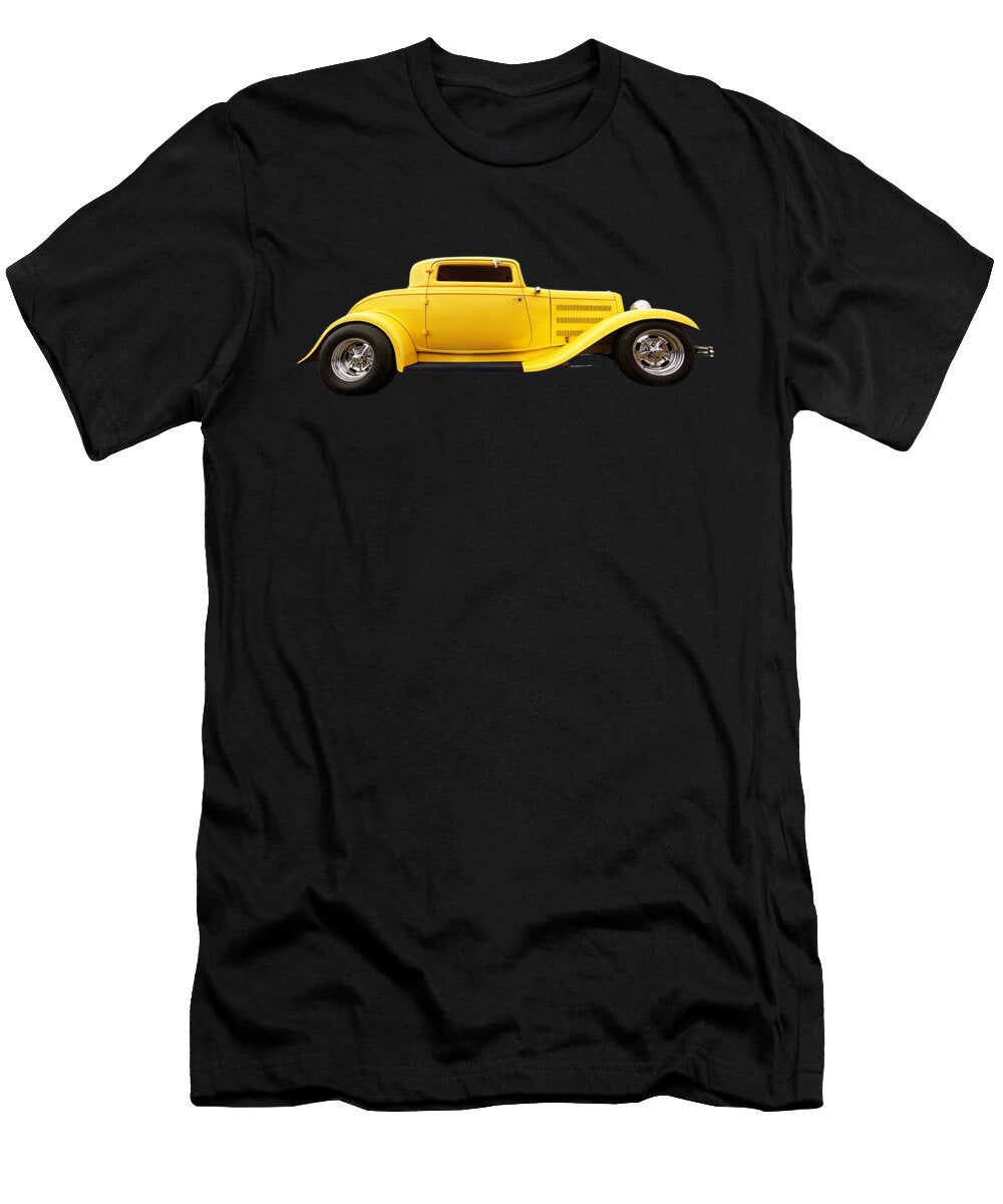 Yellow 32 Ford Deuce Coupe Gill Billington T-Shirt