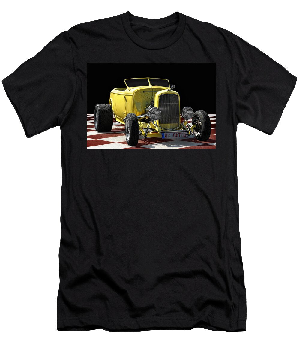 Yellow Hot Rod Joachim G Pinkawa T-Shirt