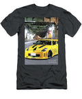 Yellow Nissan 350z Modified Nissan 350z Car Underpass Night Photography Lowell Harann T-Shirt