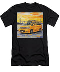 Yellow Van By the Bridge Urban Landscape Toyota Vellfire 2002 Japan Minivan Jdm Car Sunset Vibe Yell Grayson Sheppard T-Shirt