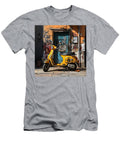 Yellow Vespa Italian Scooter N009 Edit Voros T-Shirt