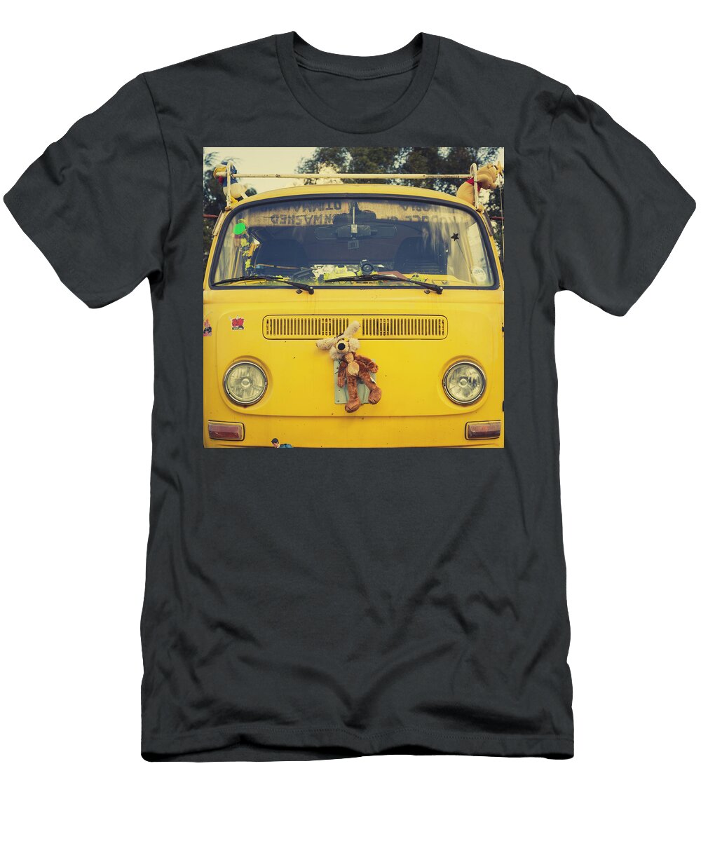 Yellow VW T2 Camper Van 04 Richard Nixon T-Shirt