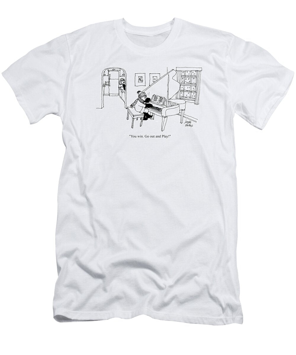 You Win Go Out and Play Joseph Farris No Index T-Shirt